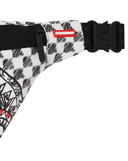 SCRIBBLE DRIBBLE CHECK SAVVY CROSSBODY | Sprayground Premium