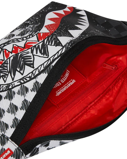 SCRIBBLE DRIBBLE CHECK SAVVY CROSSBODY | Sprayground Premium