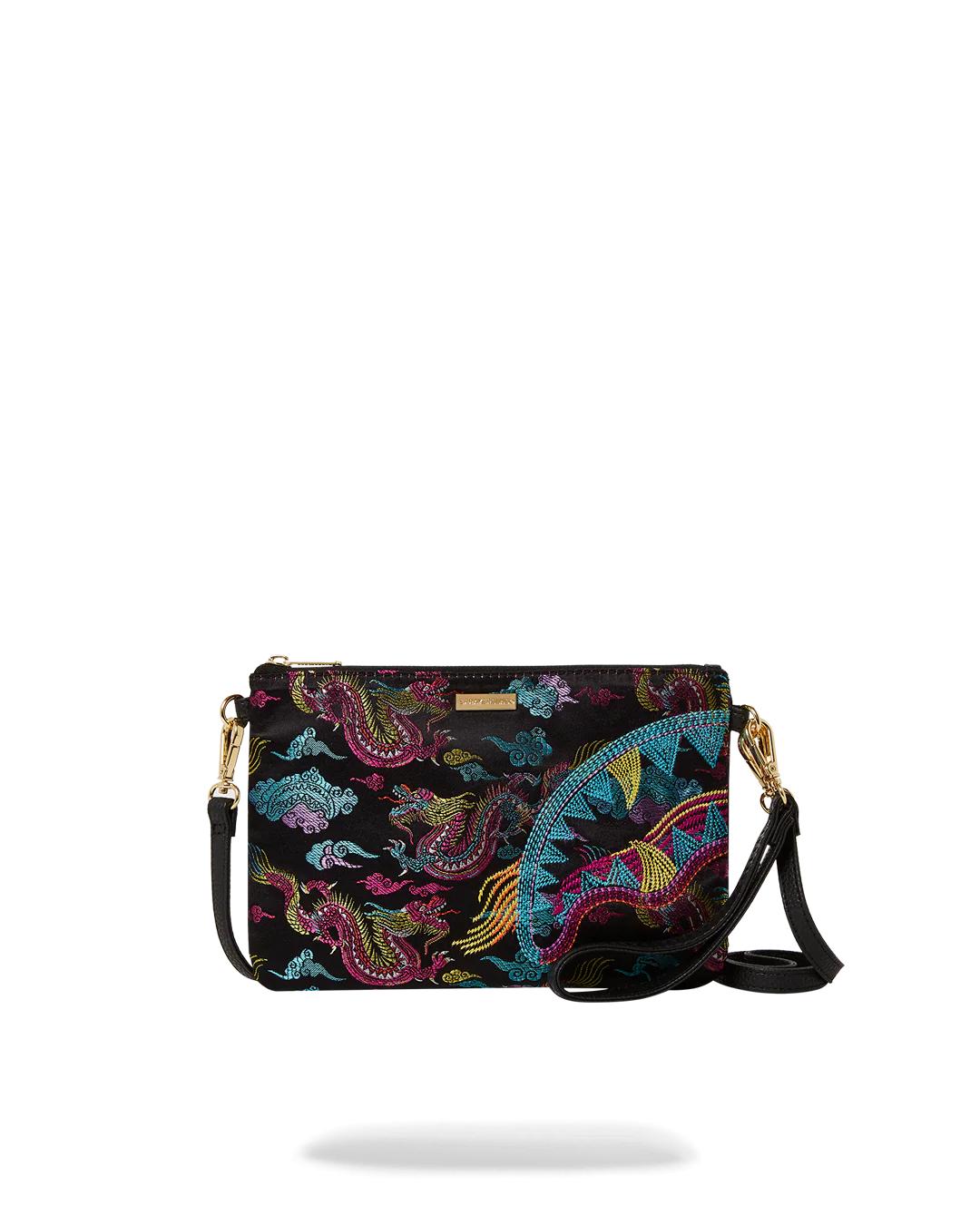 EMBROIDERED DRAGONS CROSSOVER CLUTCH | Sprayground Popular