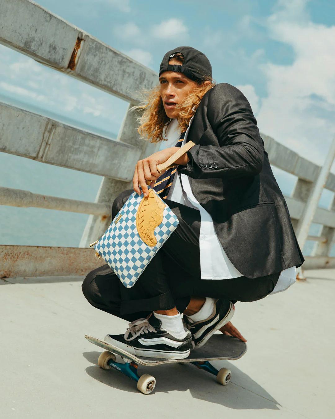 NEW SHARK YACHT CLUB CROSSOVER CLUTCH | Sprayground Exclusive