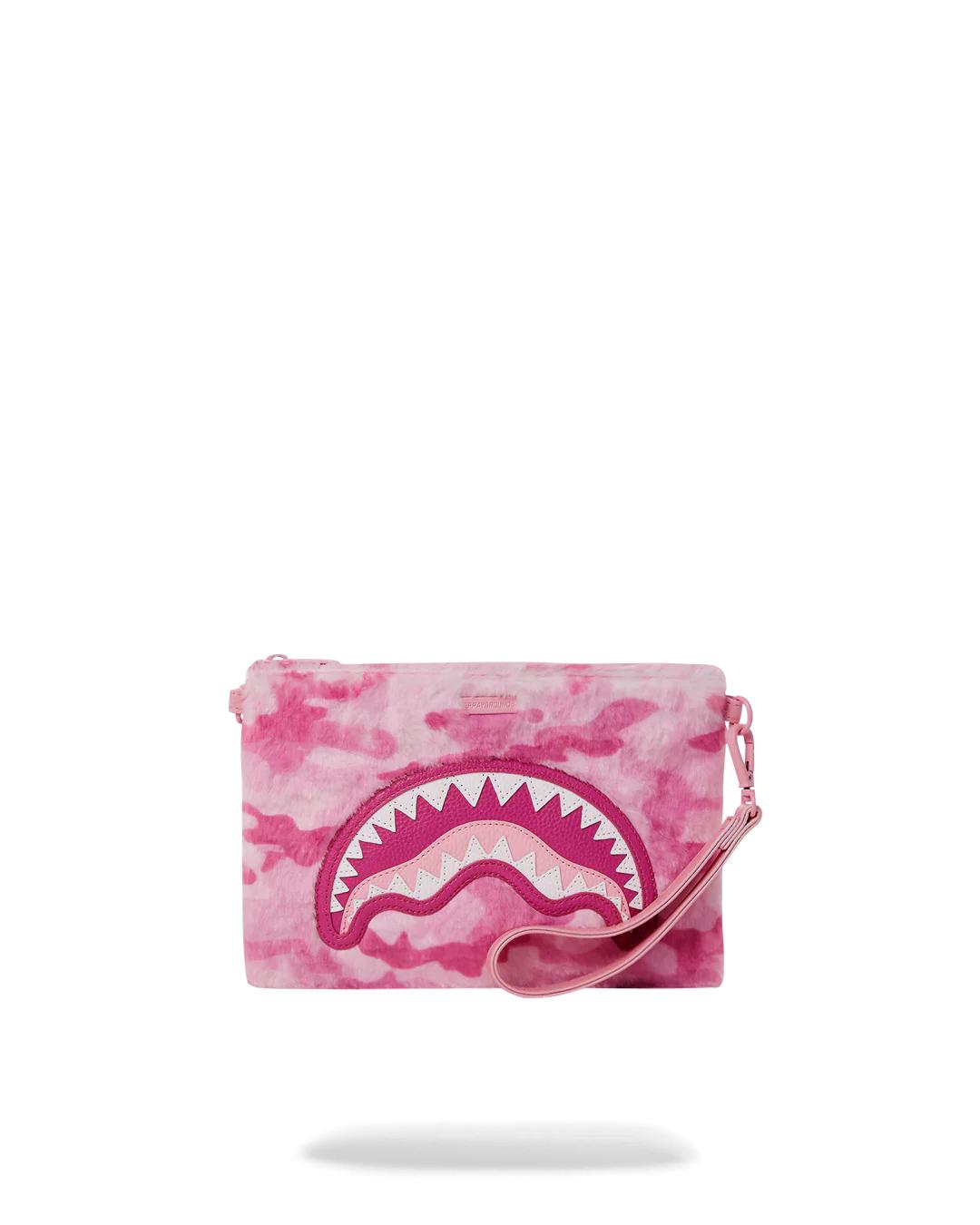 FURRROCIOUS IN PINK CROSSOVER CLUTCH | Sprayground Classic