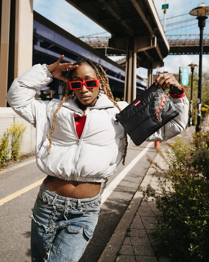 SNOWWSTORM PUFFER CROSSOVER CLUTCH | Sprayground Everyday
