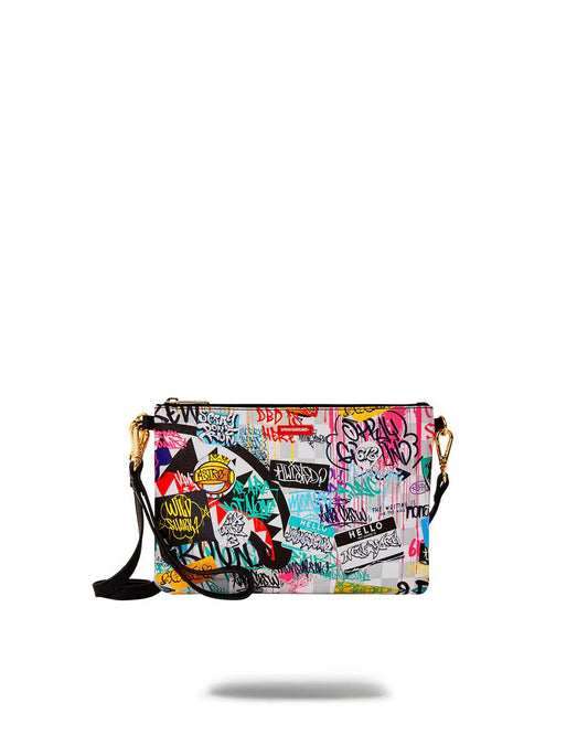 CREATE ANOTHER DAY CROSSOVER CLUTCH W/ SHOULDER STRAP | Sprayground Featured