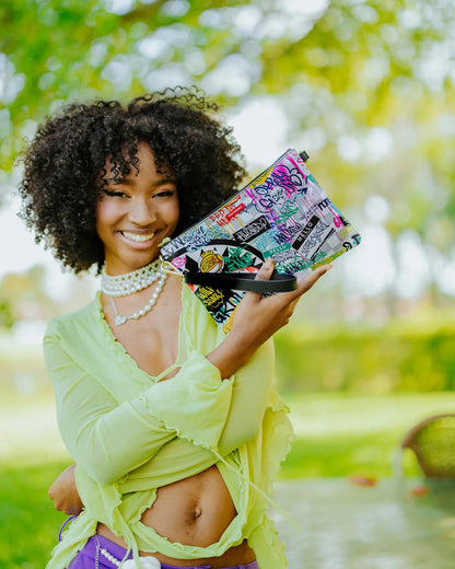 CREATE ANOTHER DAY CROSSOVER CLUTCH W/ SHOULDER STRAP | Sprayground Featured