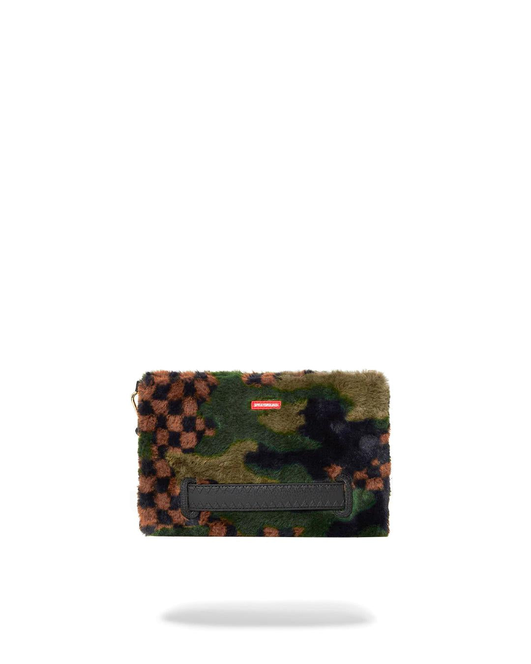 BIG SKY FUR SHARK CROSSOVER CLUTCH | Sprayground Trending