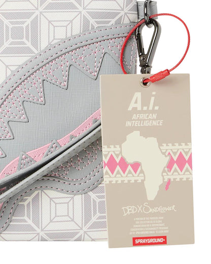 A.I.8 AFRICAN INTELLIGENCE BOOKED & BUSY CROSSOVER CLUTCH | Sprayground Great Value