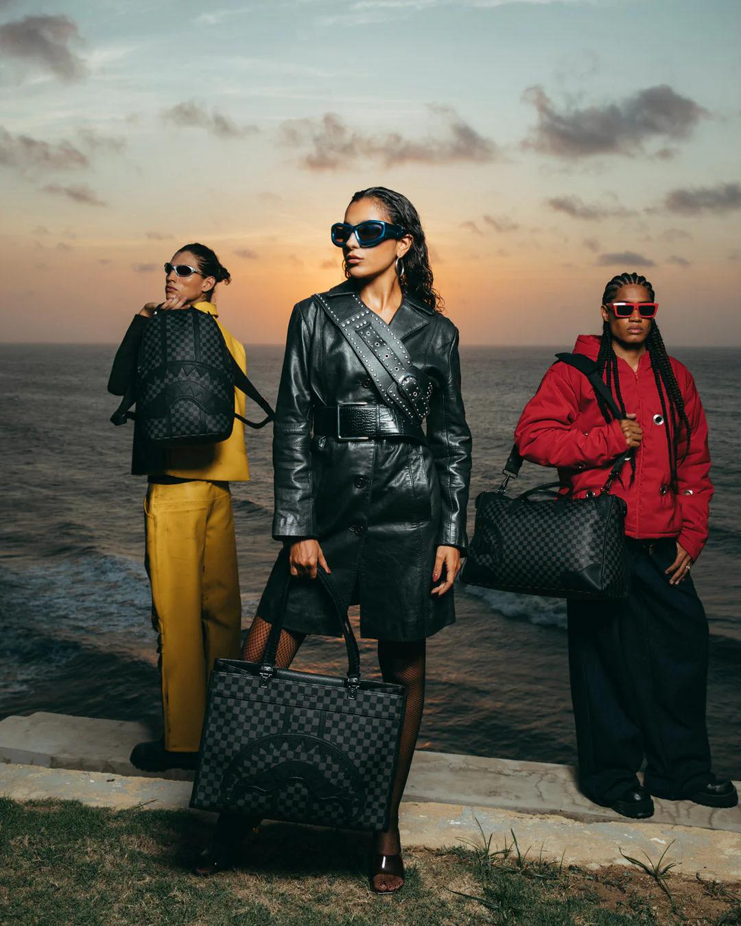 MIDNIGHT CHATEAU PYRAMID DUFFLE | Sprayground Best Seller