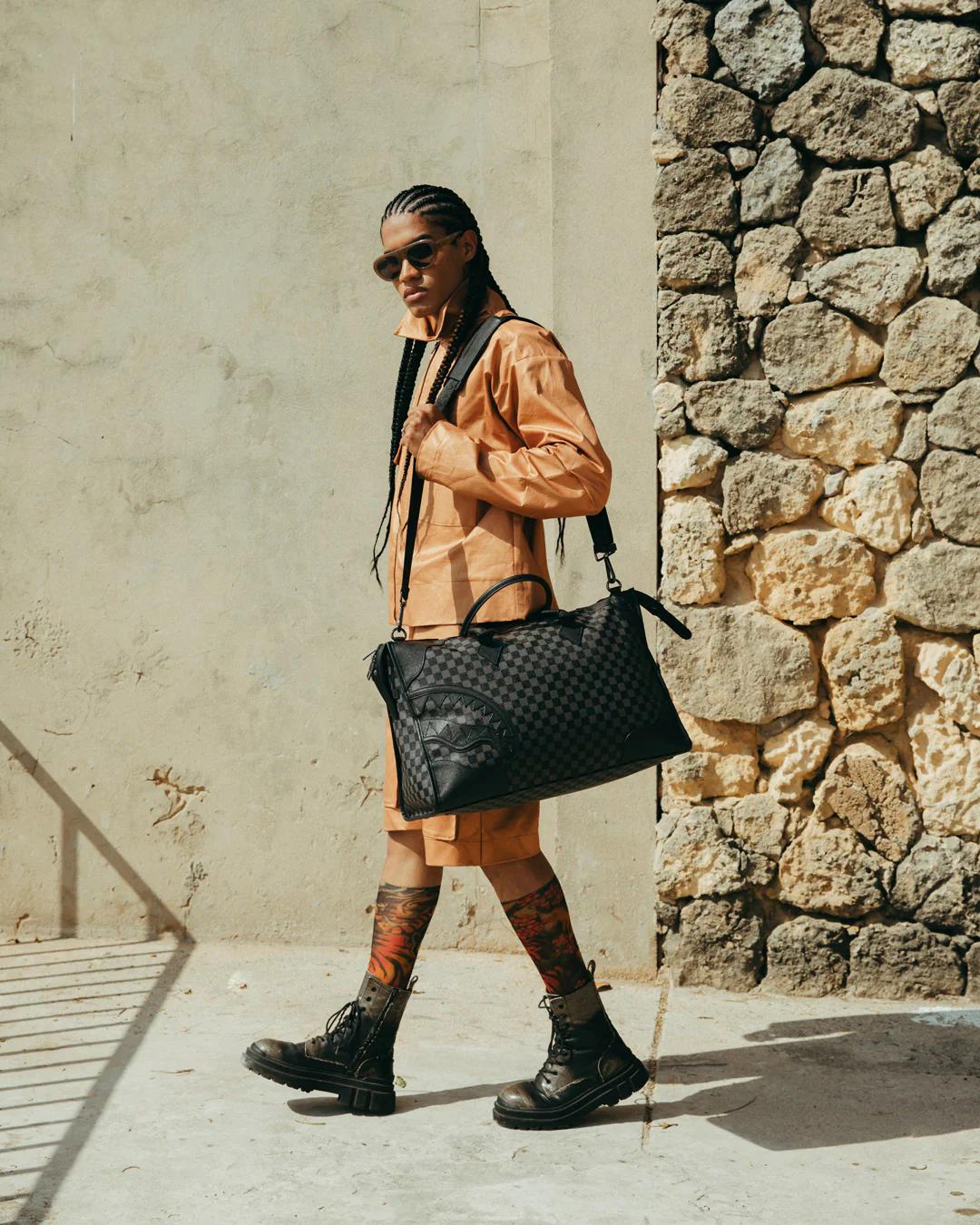 MIDNIGHT CHATEAU PYRAMID DUFFLE | Sprayground Best Seller