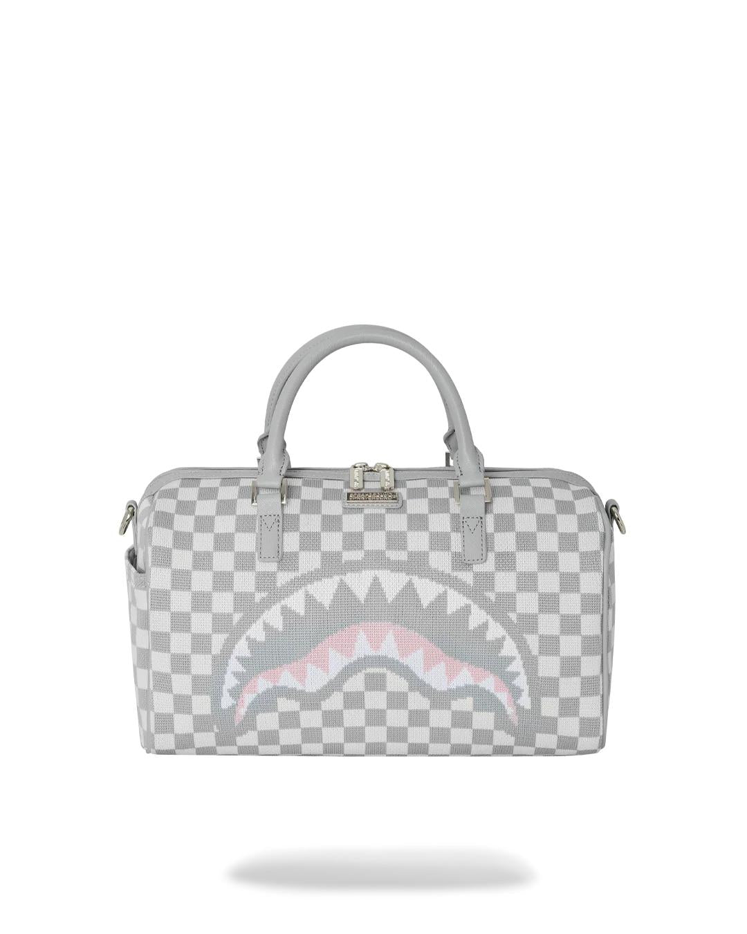 KNIT SHARKS IN PARIS IN CREAM MINI DUFFLE | Sprayground Classic