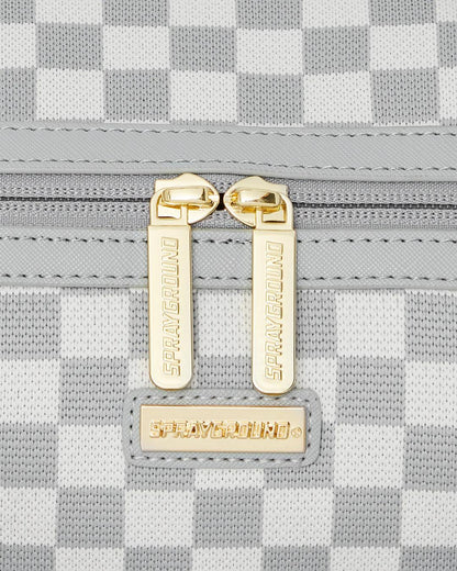 KNIT SHARKS IN PARIS IN CREAM MINI DUFFLE | Sprayground Classic