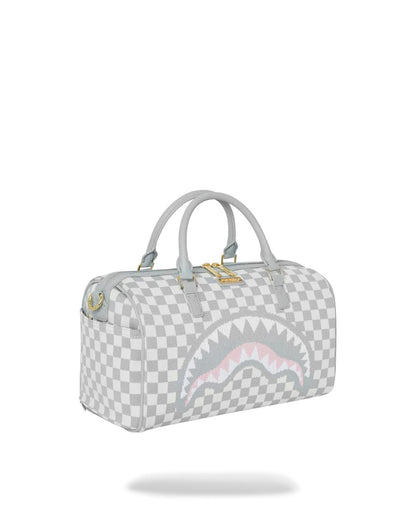 KNIT SHARKS IN PARIS IN CREAM MINI DUFFLE | Sprayground Classic