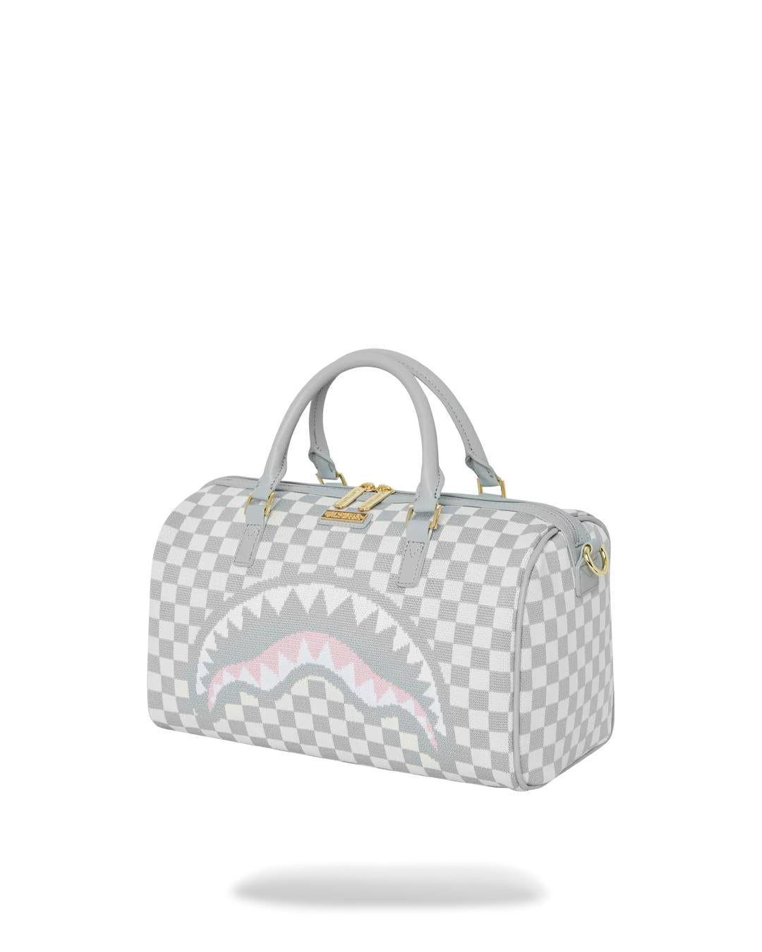 KNIT SHARKS IN PARIS IN CREAM MINI DUFFLE | Sprayground Classic