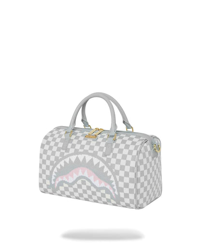 KNIT SHARKS IN PARIS IN CREAM MINI DUFFLE | Sprayground Classic