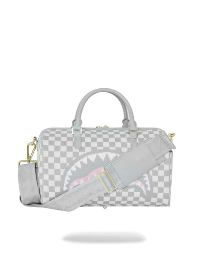 KNIT SHARKS IN PARIS IN CREAM MINI DUFFLE | Sprayground Classic