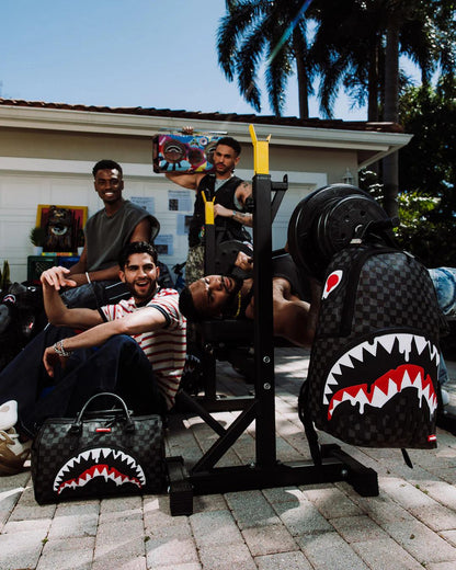 SHARKS IN PARIS THUNDERDRIP MINI DUFFLE | Sprayground Quality