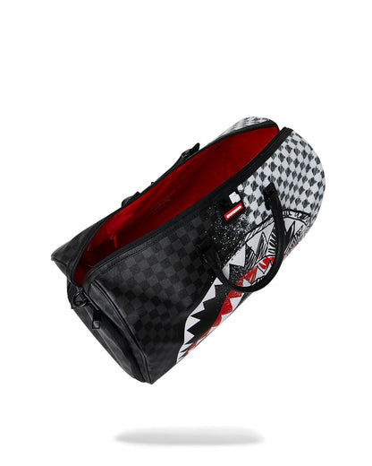 SCRIBBLE DRIBBLE CHECK DUFFLE | Sprayground Trending
