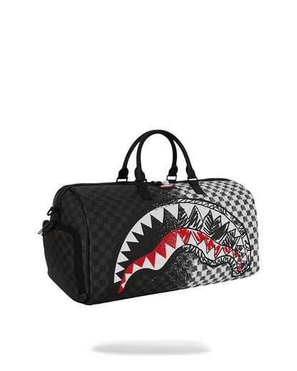 SCRIBBLE DRIBBLE CHECK DUFFLE | Sprayground Trending