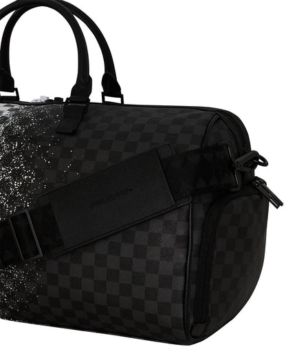 SCRIBBLE DRIBBLE CHECK DUFFLE | Sprayground Trending