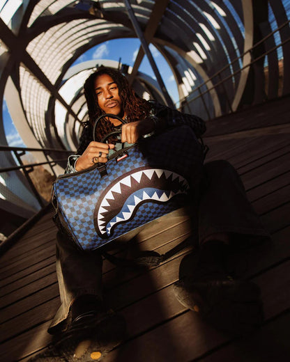 MIDNIGHT MAGIC SHARKS IN PARIS DUFFLE | Sprayground Premium