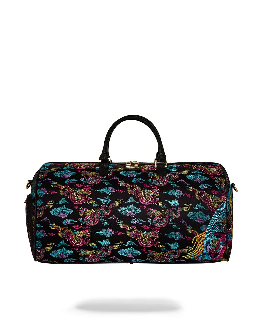 EMBROIDERED DRAGONS DUFFLE | Sprayground Latest