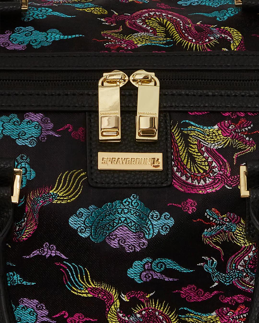 EMBROIDERED DRAGONS DUFFLE | Sprayground Latest