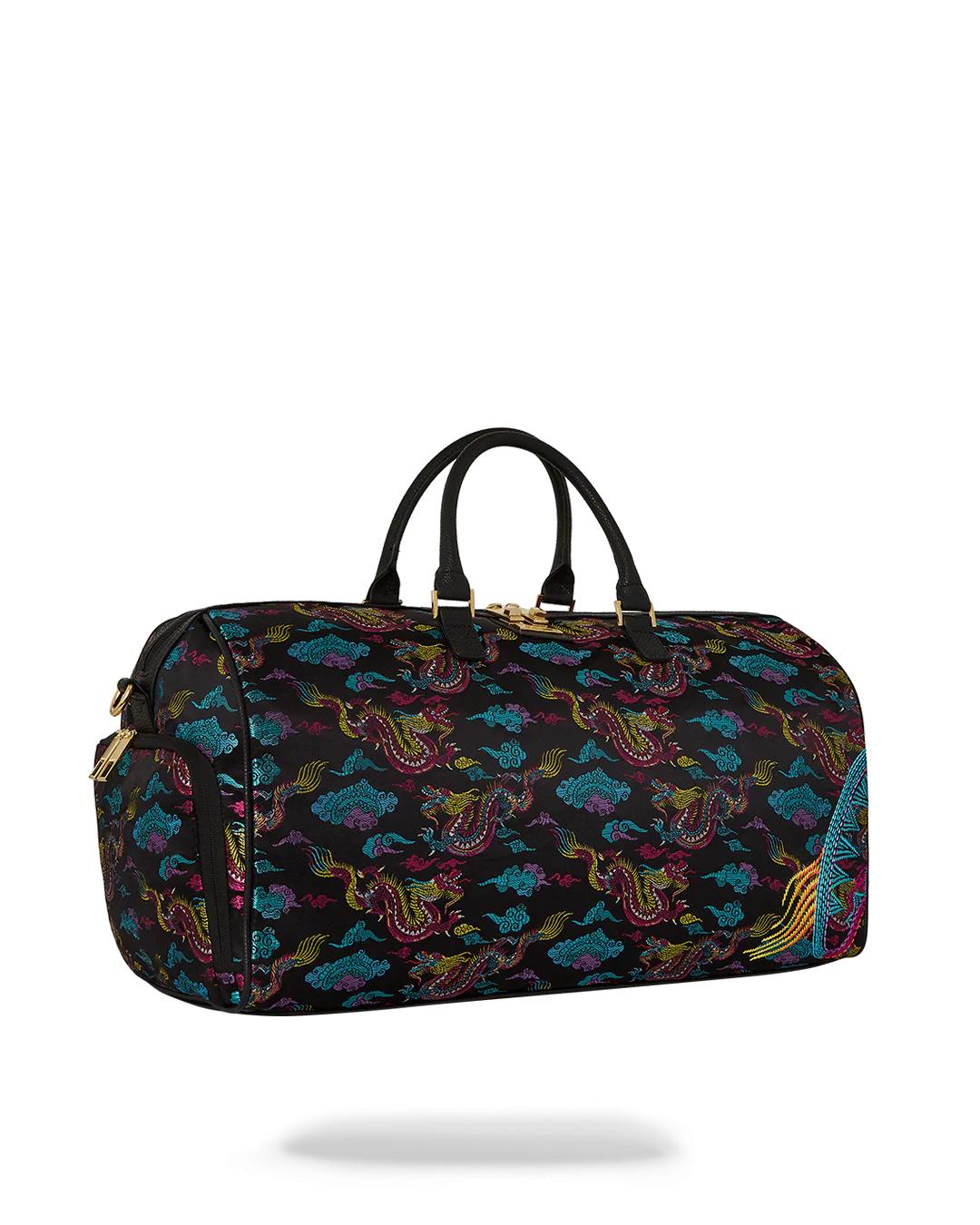 EMBROIDERED DRAGONS DUFFLE | Sprayground Latest