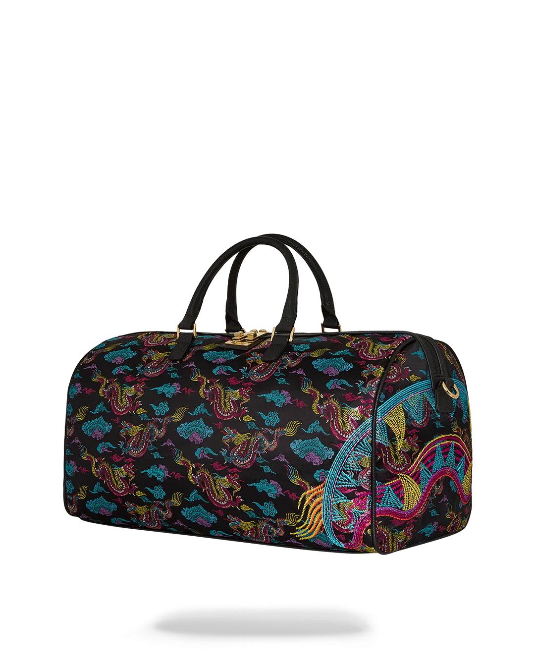EMBROIDERED DRAGONS DUFFLE | Sprayground Latest