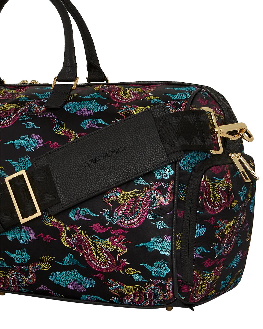 EMBROIDERED DRAGONS DUFFLE | Sprayground Latest
