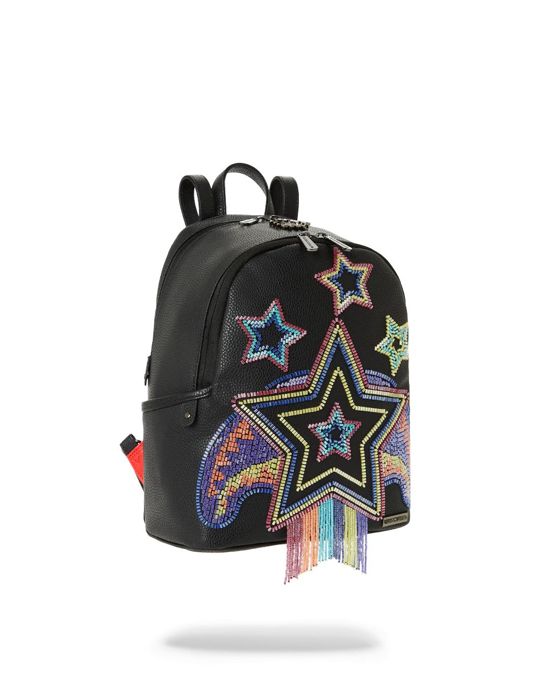 STAR RACER A.I.7 SANDFLOWER COLLAB BEADED SAVAGE BACKPACK | Sprayground Latest
