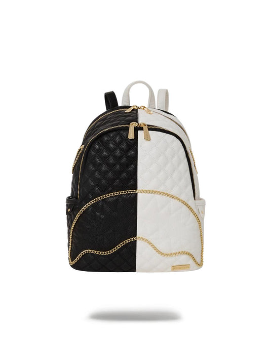 LEVELED UP SPLIT QUILT SHARK SAVAGE BACKPACK | Sprayground Everyday