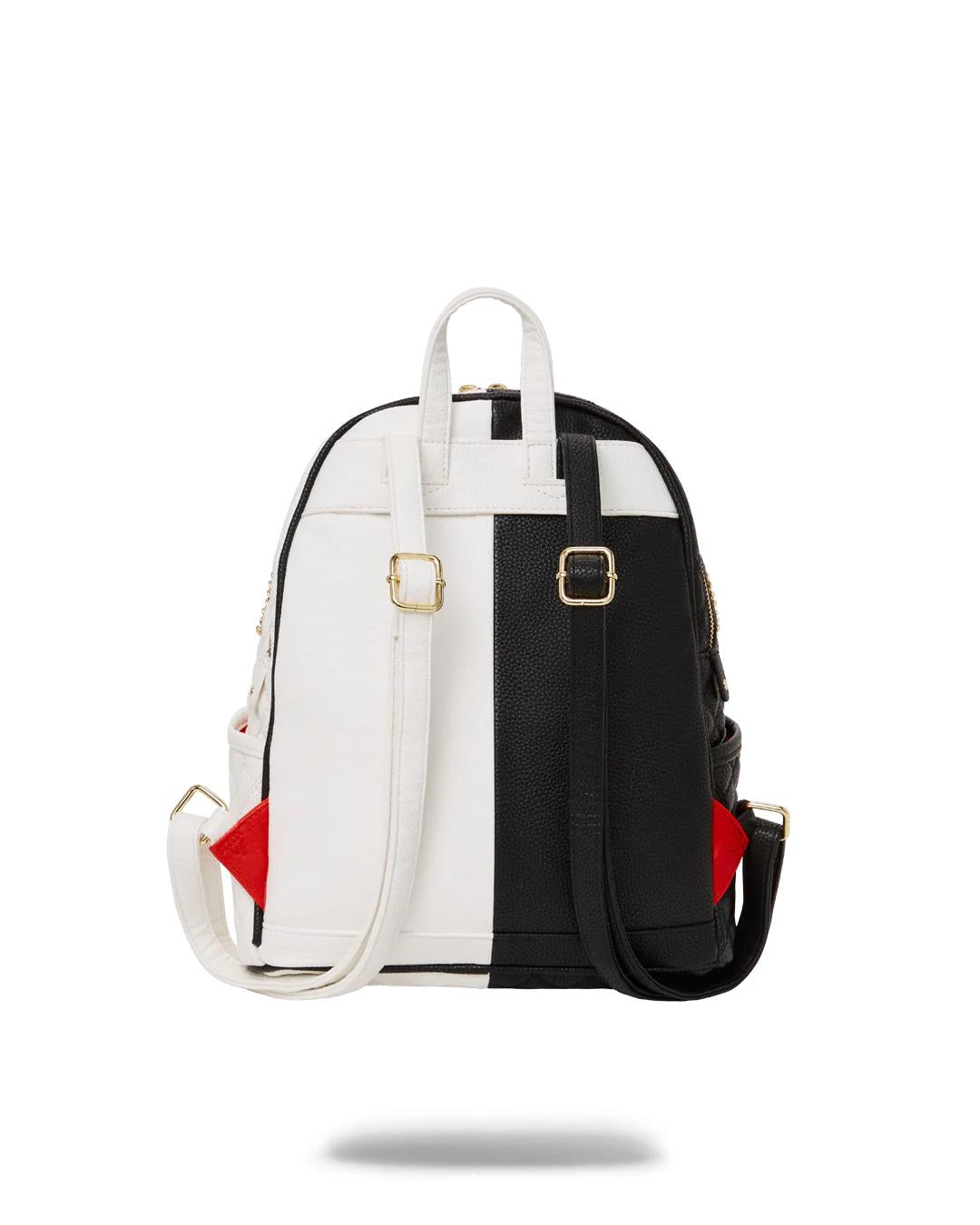 LEVELED UP SPLIT QUILT SHARK SAVAGE BACKPACK | Sprayground Everyday