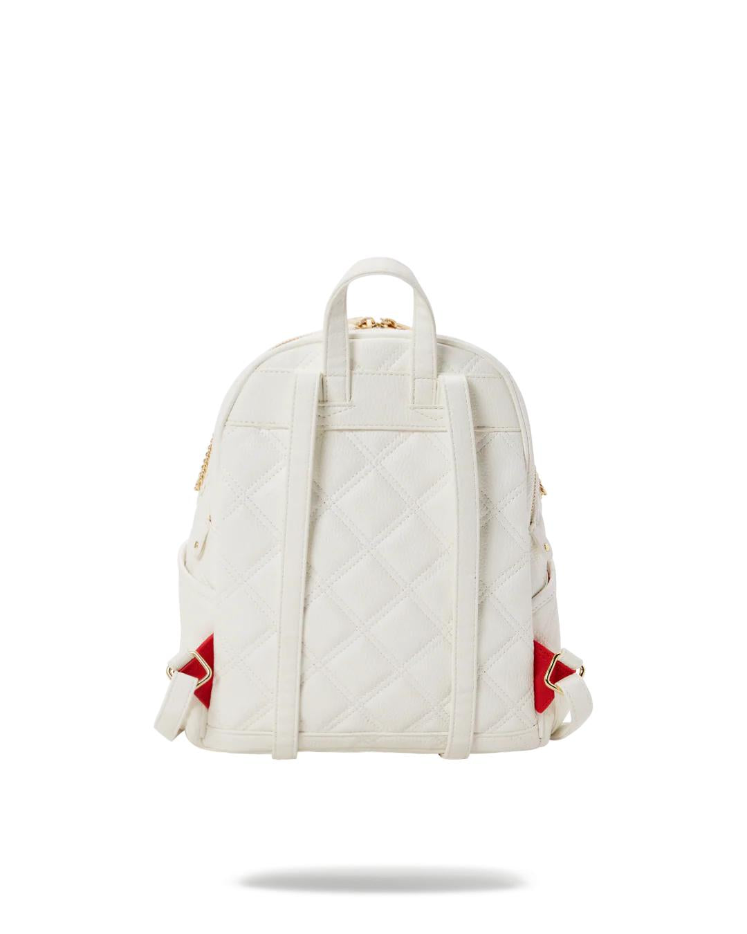 RIVIERA LE BLANC GOLD CHAIN SHARK SAVAGE BACKPACK | Sprayground Featured