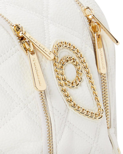 RIVIERA LE BLANC GOLD CHAIN SHARK SAVAGE BACKPACK | Sprayground Featured