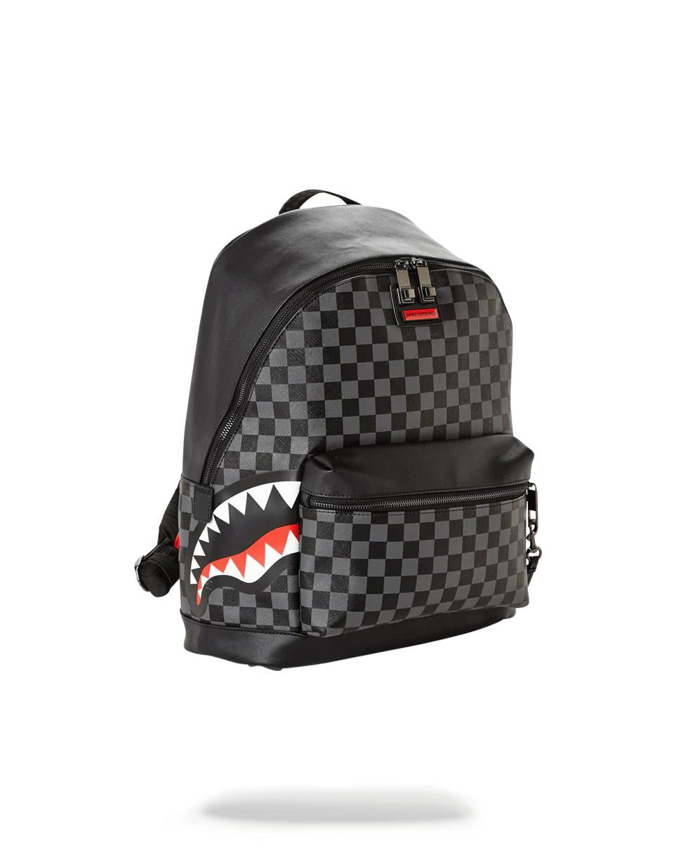 SHARKS IN PARIS (BLACK CHECKERED EDITION) | Sprayground Exclusive