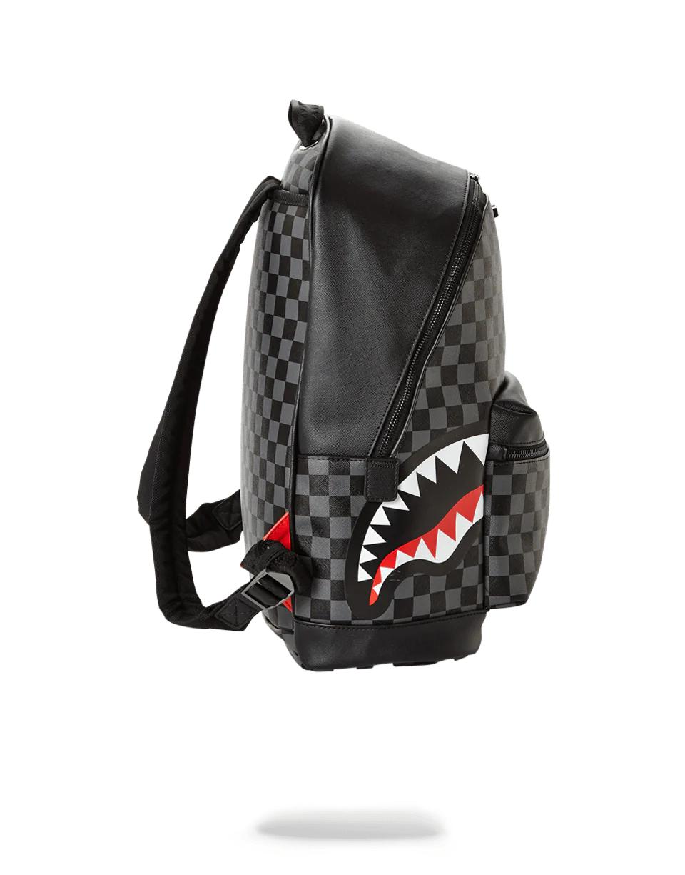 SHARKS IN PARIS (BLACK CHECKERED EDITION) | Sprayground Exclusive