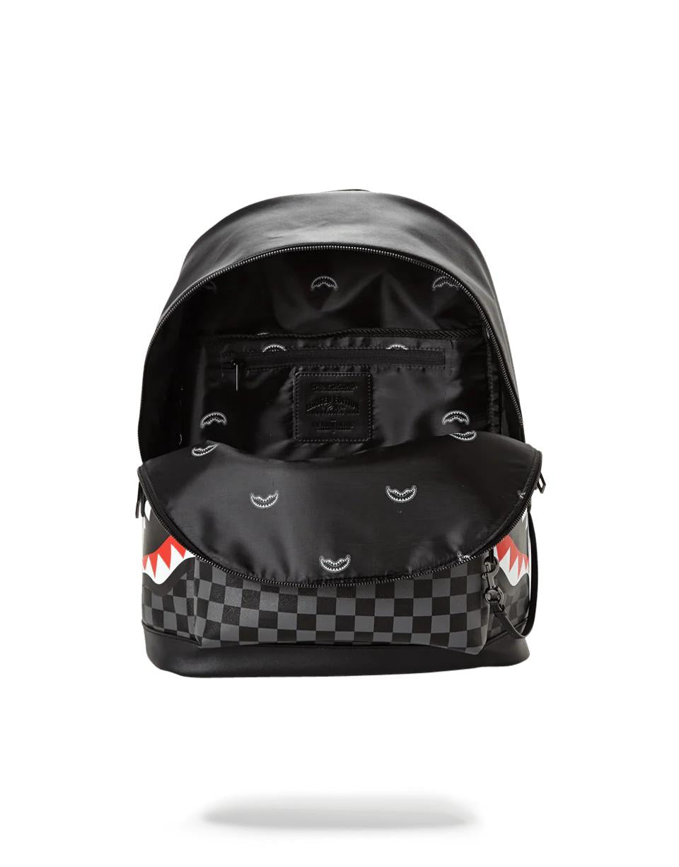 SHARKS IN PARIS (BLACK CHECKERED EDITION) | Sprayground Exclusive