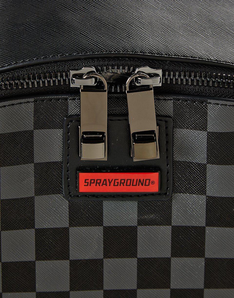 SHARKS IN PARIS (BLACK CHECKERED EDITION) | Sprayground Exclusive
