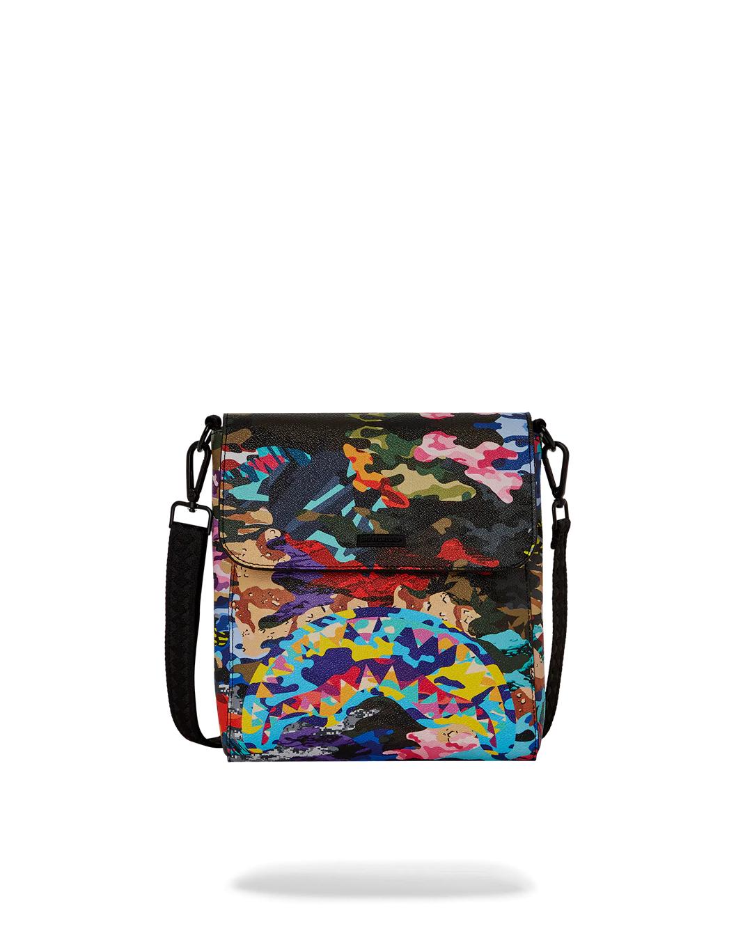 SLICED AND DICED CAMO MESSENGER SLING BAG | Sprayground Popular