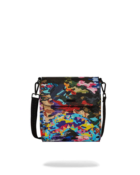 SLICED AND DICED CAMO MESSENGER SLING BAG | Sprayground Popular