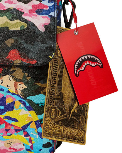 SLICED AND DICED CAMO MESSENGER SLING BAG | Sprayground Popular
