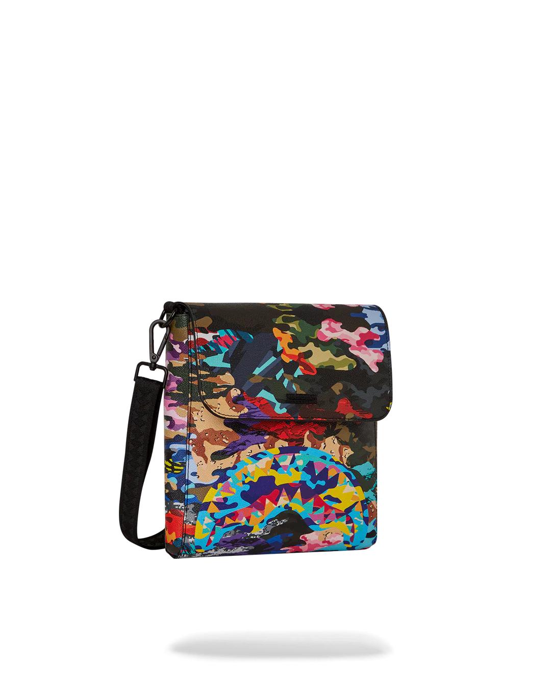 SLICED AND DICED CAMO MESSENGER SLING BAG | Sprayground Popular