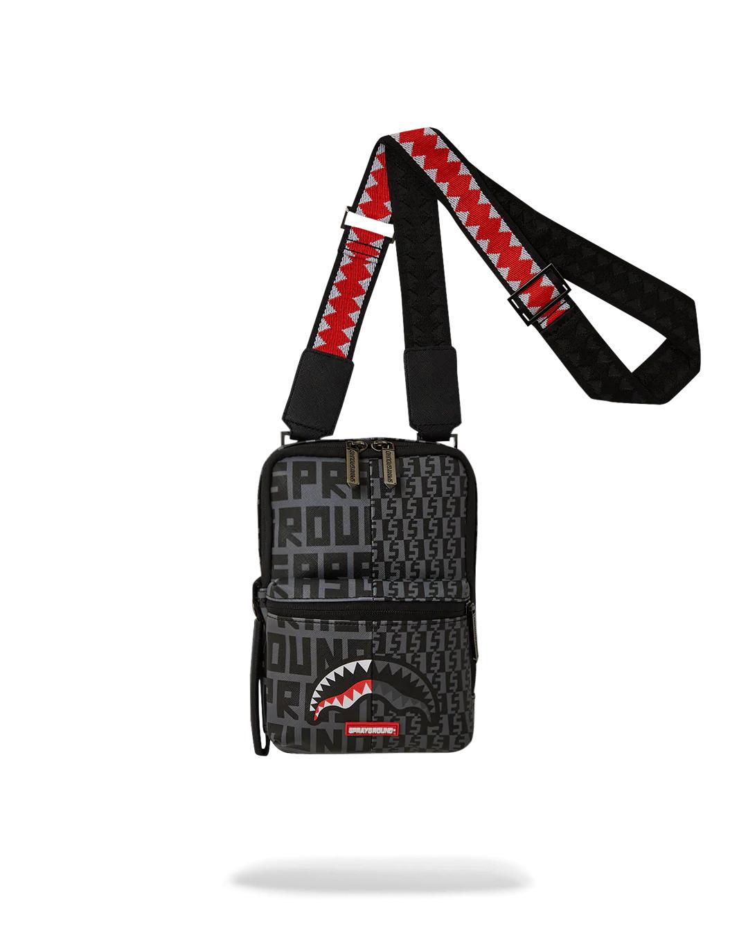 SHARKFINITY STEALTH PILOT MESSENGER SLING BAG | Sprayground Essential