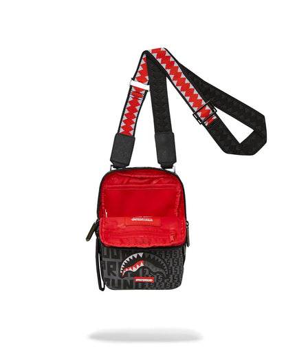 SHARKFINITY STEALTH PILOT MESSENGER SLING BAG | Sprayground Essential