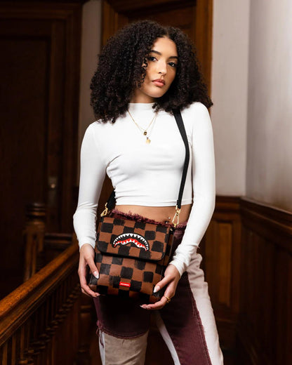 SHARKS IN PARIS VANQUISH LARGE SLING CROSSBODY | Sprayground Trending