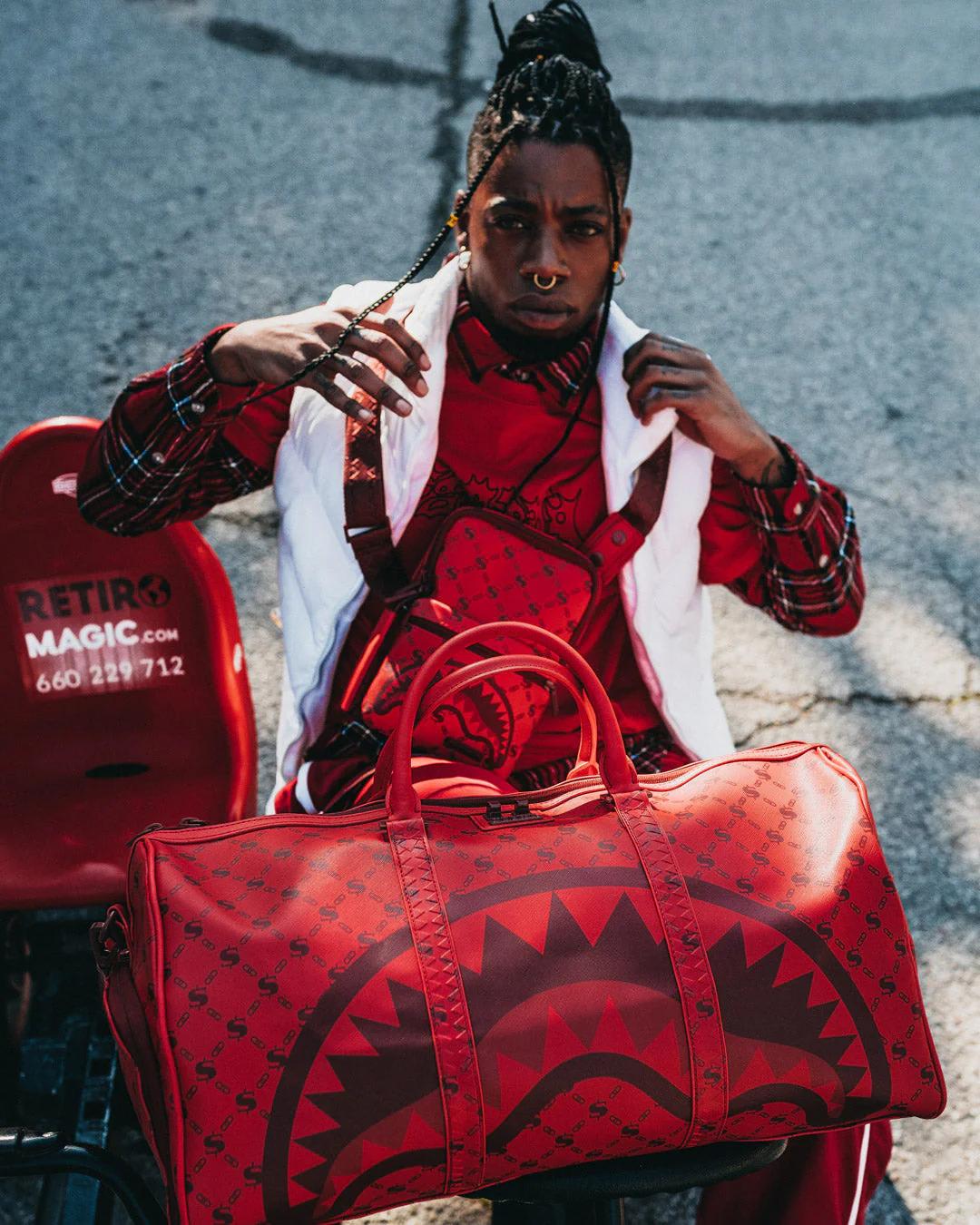 MONEY PATTERN BRICK SLING | Sprayground Signature
