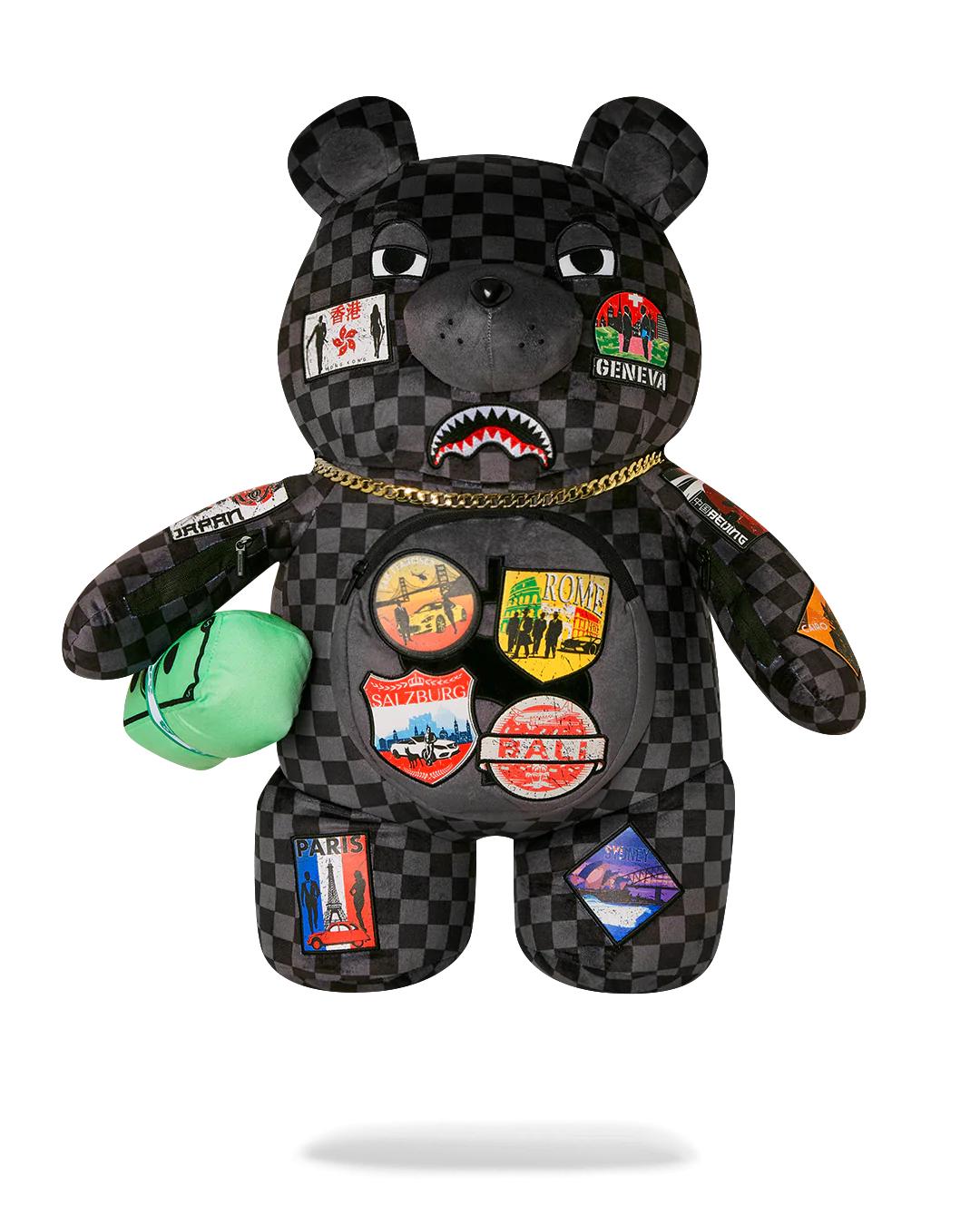 GLOBAL MOGUL UNLIMITED MILES MONEYBEAR TEDDYBEAR BACKPACK | Sprayground Essential
