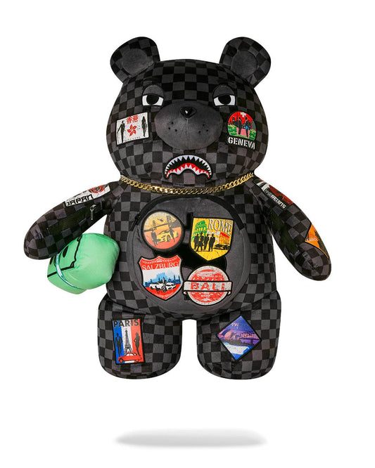 GLOBAL MOGUL UNLIMITED MILES MONEYBEAR TEDDYBEAR BACKPACK | Sprayground Essential