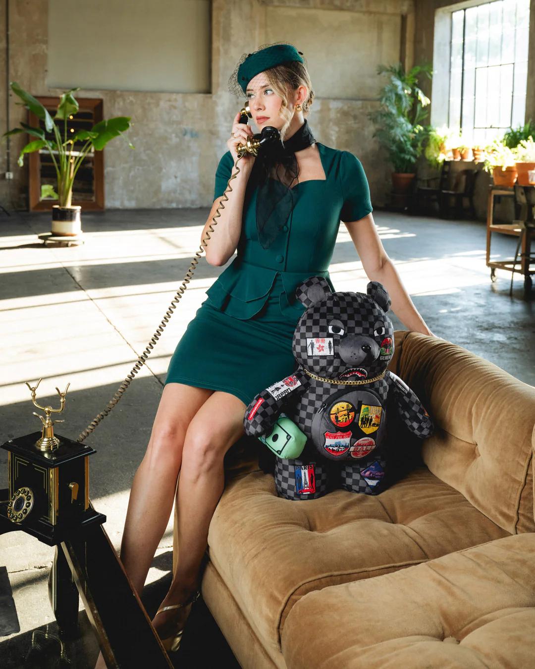 GLOBAL MOGUL UNLIMITED MILES MONEYBEAR TEDDYBEAR BACKPACK | Sprayground Essential