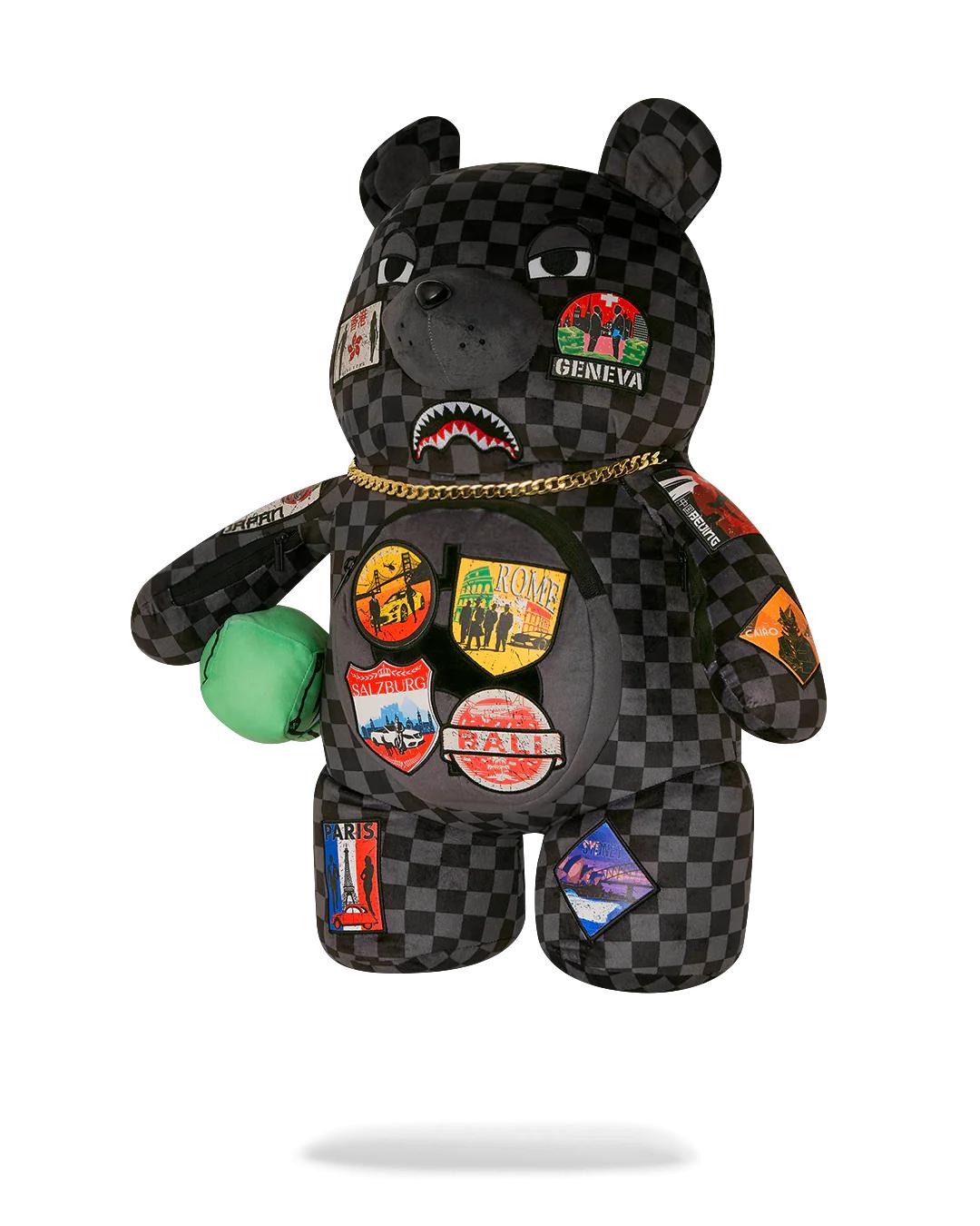 GLOBAL MOGUL UNLIMITED MILES MONEYBEAR TEDDYBEAR BACKPACK | Sprayground Essential