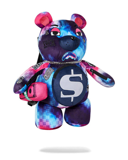 SHARKCLUB ELECTRONICA MONEYBEAR TEDDYBEAR BACKPACK | Sprayground Quality